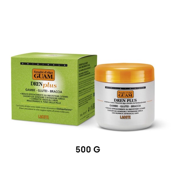 Fanghi d'Alga Guam Dren Plus per drenare i liquidi in eccesso