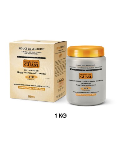 Fanghi d'Alga Guam F.I.R. Anticellulite Effetto Calore sulla pelle