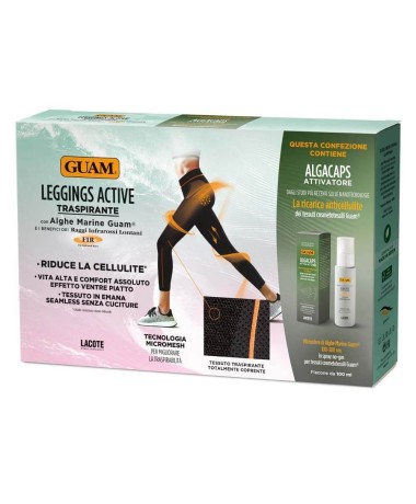 GUAM cofanetto Leggings Active Traspirante e Algacaps attivatore