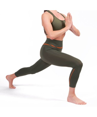 GUAM Leggings + Top Active Verde con Microcapsule e FIR