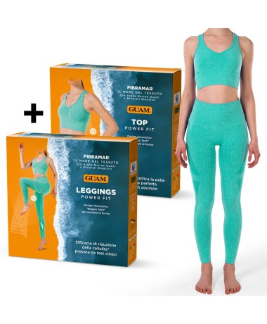Power Fit Leggings + Top Verde Menta