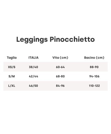 IL LEGGINGS PINOCCHIETTO