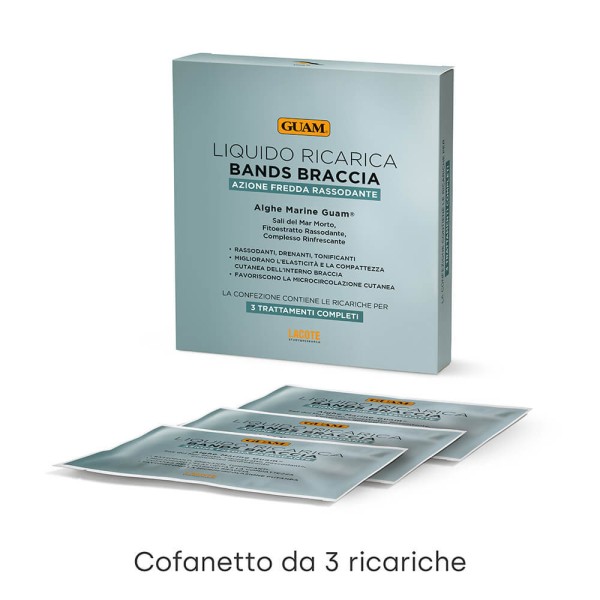 3 Buste Liquido Di Ricarica Bands Braccia Rassodanti