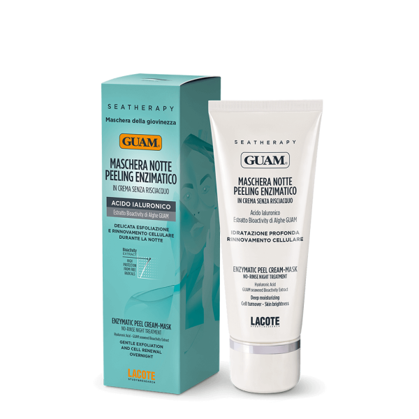 Seatherapy Maschera Notte Peeling Enzimatico scatola e tubetto