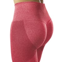 Leggings Power Fit Rosso Rubino retro