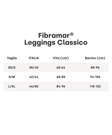 Leggings Snellente Girovita Tabella Guida alle Taglie