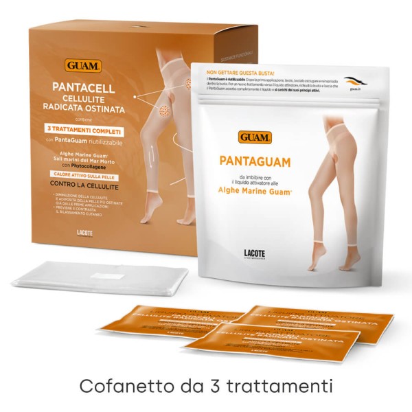 PantaCell Cellulite Radicata e Ostinata 3 trattamenti confezione apri e chiudi, scatola,
