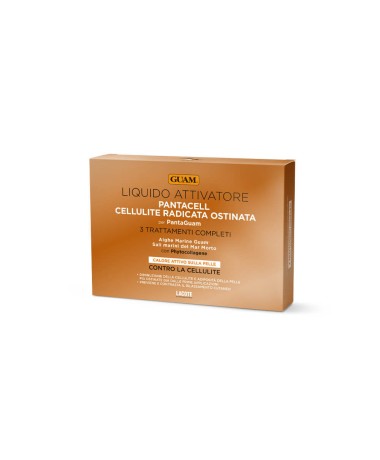 3 Buste Liquido Attivatore PantaCell Cellulite Radicata e Ostinata confezione