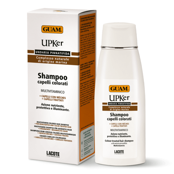 Upker Shampoo Capelli Colorati scatola e flacone
