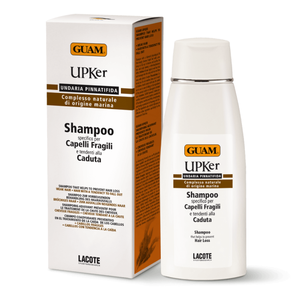 Upker Shampoo Per Capelli Fragili e Tendenti Alla Caduta scatola e flacone