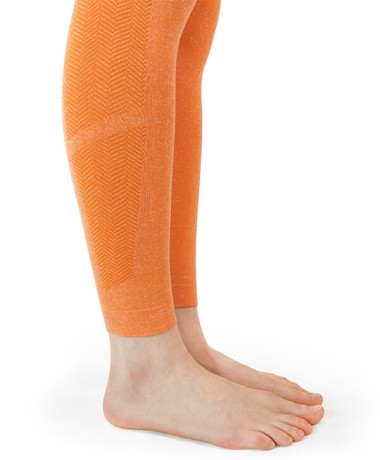 Leggings Power Fit Arancione Lunghezza