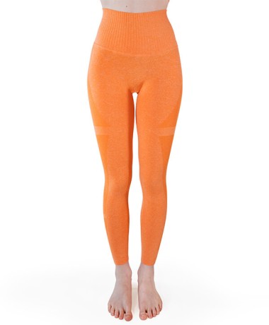 Leggings Power Fit Arancione Fronte