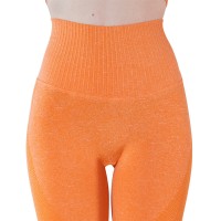 Leggings Power Fit Arancione Fascia Alta