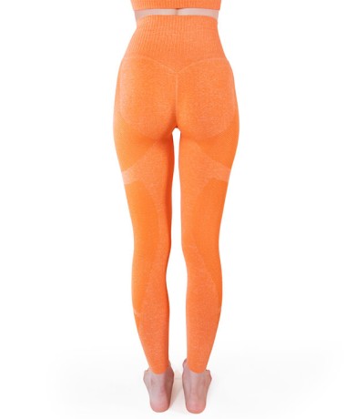 Leggings Power Fit Arancione Retro