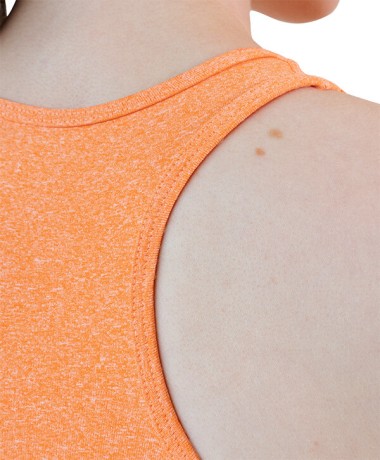 Top Power Fit Arancione Spallina
