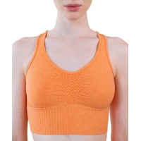 Top Power Fit Arancione fronte