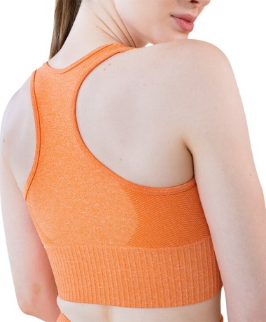 Top Power Fit Arancione retro