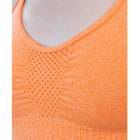 Top Power Fit Arancione Dettagli