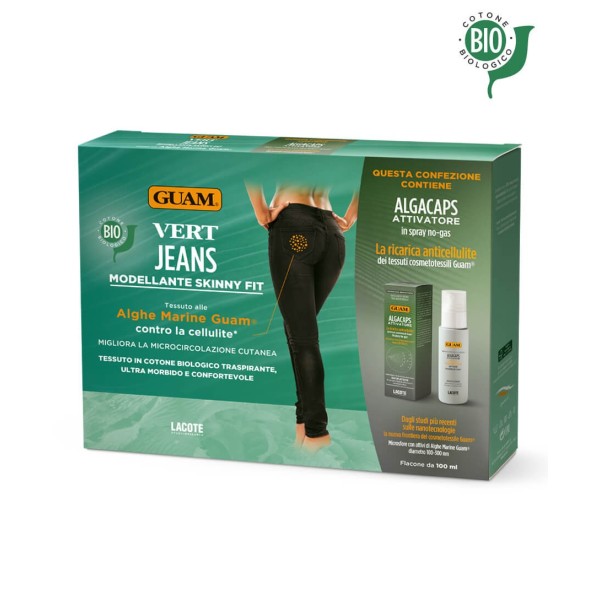 Vert jeans Modellante Skinny Fit - Nero scatola + algacaps