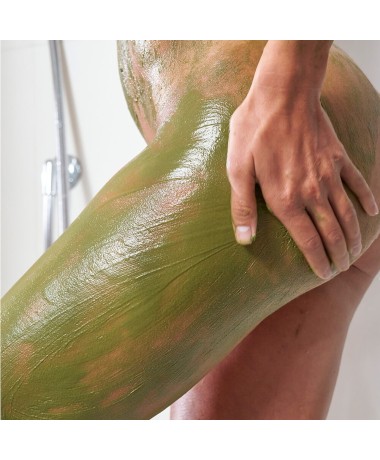 The Secret Il fior fiore Oro Verde dell’Alga applicazione gamba