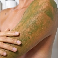The Secret Il fior fiore Oro Verde dell’Alga applicazione spalla