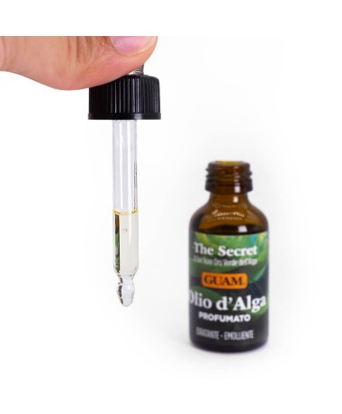 The Secret Olio d’Alga Profumato contagocce e texture
