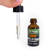 The Secret Olio d’Alga Profumato contagocce e texture