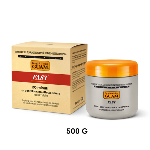 Fanghi d'Alga Guam Fast scatola e vaso