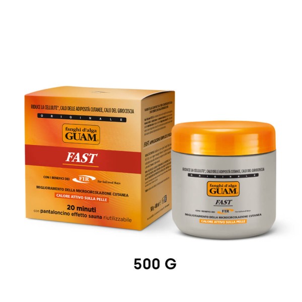 Fanghi d'Alga Guam F.I.R. Fast 500g scatola e vaso