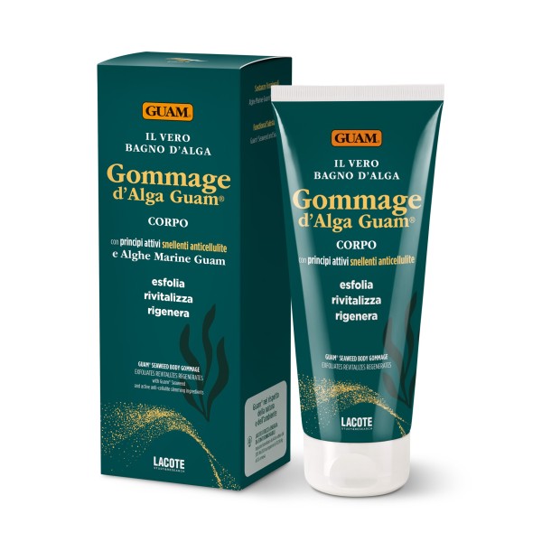 GOMMAGE D'ALGA GUAM CON PRINCIPI ATTIVI SNELLENTI ANTICELLULITE