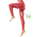 Leggings Power Fit Rosso Rubino