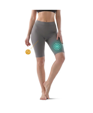 Leggings Slim Notte Short Effetto Fresco indossato 1