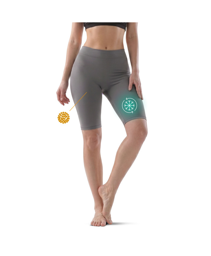 Leggings Slim Notte Short Effetto Fresco indossato 1
