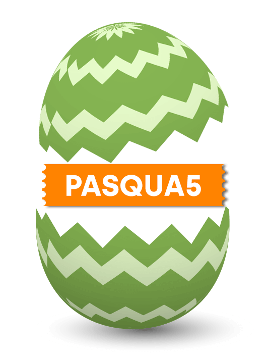 Uovo di Pasqua aperto